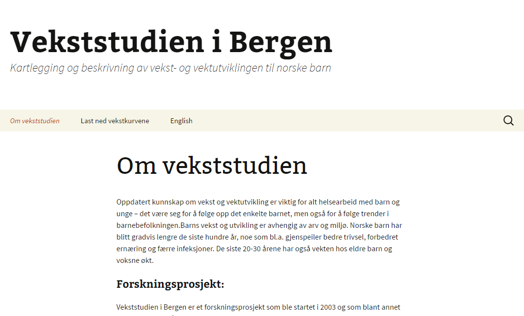 vekststudien